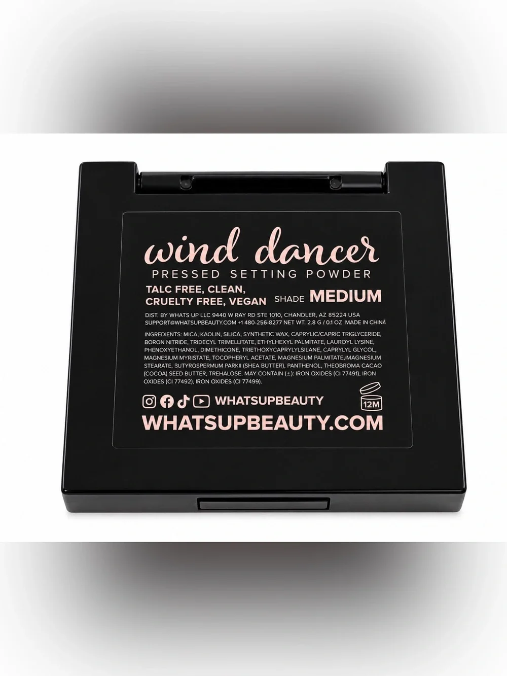 What’s Up Beauty - Wind Dancer Pressed Setting Powder in shade: MEDIUM - NEW